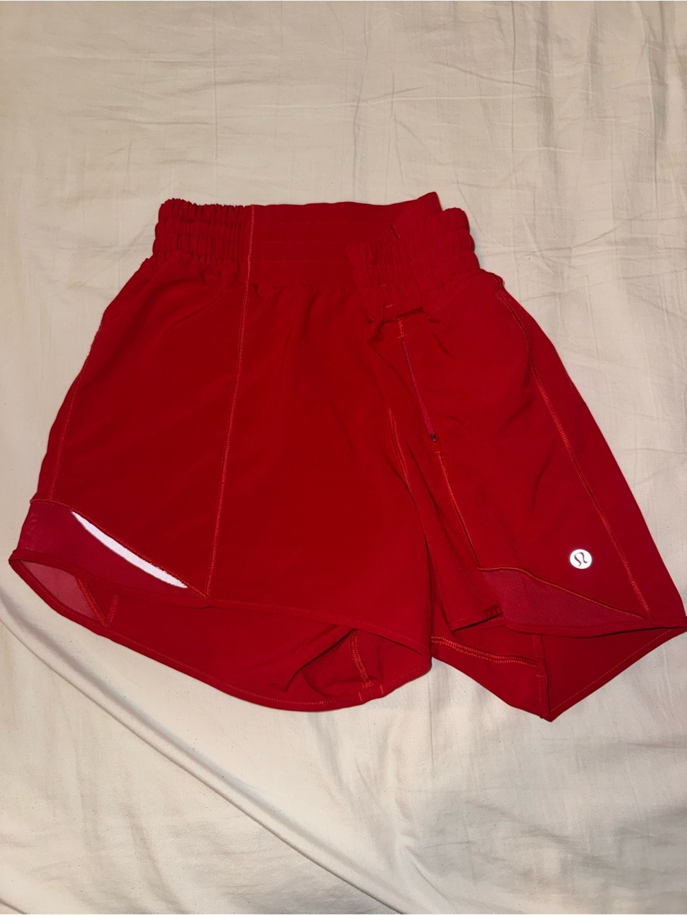 Red Lululemon Shorts